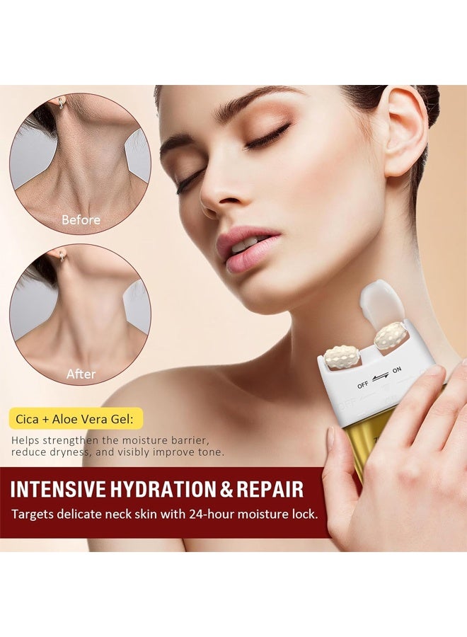 EELHOE AH8 Firming Lifting Neck Cream, Neck Firming Cream for Crepey Skin Body Care Comfort, Contains Hexapeptide, Moisturizing, Tightening Lotions Cosmetic Skin Repair for Women, Suitable for All Skin Types 120G - Image 2